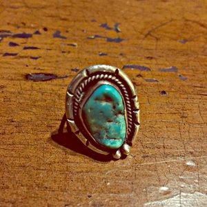 Sterling silver turquoise ring